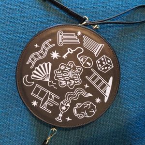 While Odin Sleeps Leather Circle Bag